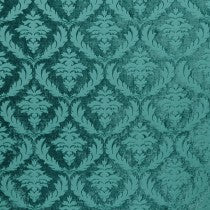 Isadore Teal Fabric by the Metre